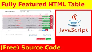 Ep78 - selectall search filter remove highlight row in html table