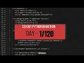 120 Days of Python Challenge Day 1 Escaping Tutorial Hell