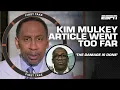 First Take reacts to L A Times controversial article on Kim Mulkey LSU