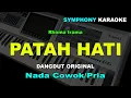 PATAH HATI KARAOKE NADA PRIA | RHOMA IRAMA