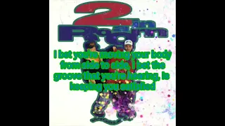 2 in a room wiggle it lyric video 