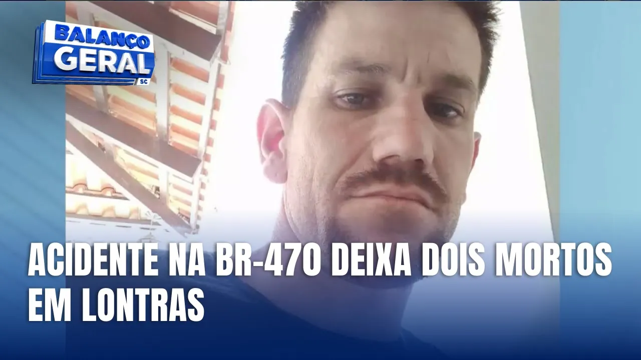 Acidente entre motos deixa dois mortos na BR-470, em Lontras