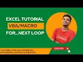 Excel VBA - FOR NEXT Loop