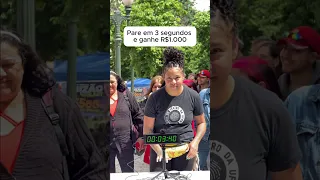 Pare em 3 segundos e ganhe R$1.000