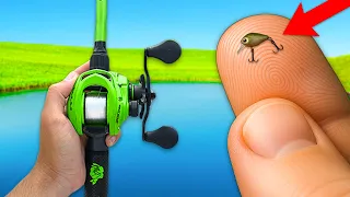 Small vs Big Baits Fishing Challenge