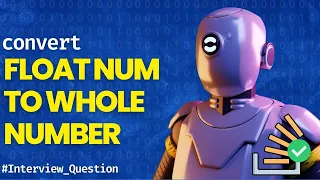 How do I convert a float number to a whole number in JavaScript - Stack Overflow