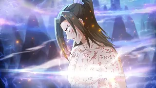 شاب يتيم يكتسب قوة شيطانية هائلة في دقائق معدودة ملخص انمي كامل 