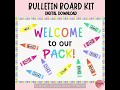 Back to School Music Bulletin Board Kit Editable Classroom Decor for Music Teachers