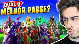 QUAL FOI O MELHOR PASSE DO FORTNITE RAIZ?!