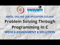 Problem solving through Programming In C NPTEL Week 6 Assignment 6 Solution July 2021