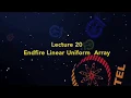 Lecture 20 Endfire Linear Uniform Array