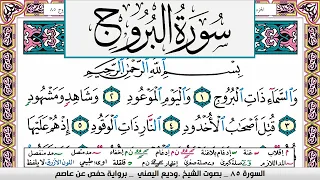 تحفيظ سورة البروج مكررة 30 مرة للحفظ والمراجعة والتثبيت وديع اليمني  تحفيظ سورة البروج مكررة 30 مرة للحفظ والمراجعة والتثبيت وديع اليمني