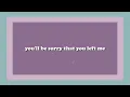 Sorry - Joshua Bassett (Lyrics)