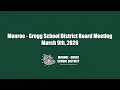 Monroe-Gregg School Board Meeting 26