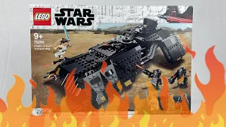 Die Zerstörung des LEGO Star Wars "Knights of Ren: Night Buzzard" Sets (75284).