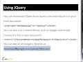 JQuery Fundamentals