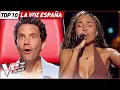 Top 10 Best First Blind Auditions of The Voice Spain 2025