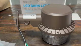 Torchstar LED Barn Light Dusk to Dawn Photocell Review