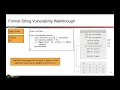 MemSafety3 8 Basic printf Vulnerability with n