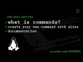What is a commands in linux create your own commands in Linux