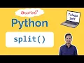 split string in python in telugu