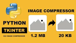 How to Create Image Compressor Using Python GUI Tkinter Project