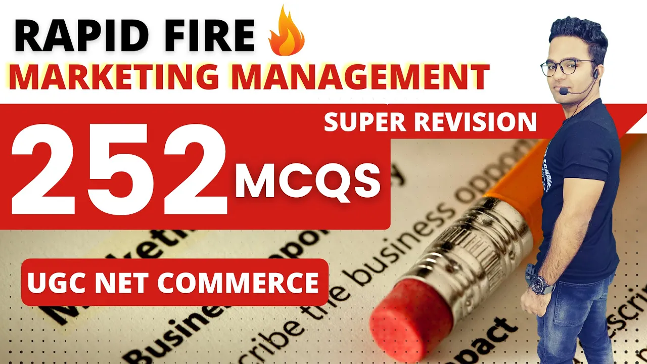 Complete Marketing Management Mcq || Marketing management Ugc Net || Nta Ugc Net Commerce