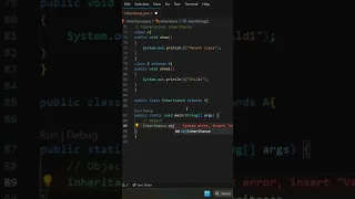 hierarchical inheritance in java