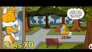 Comic Two babies one Fox