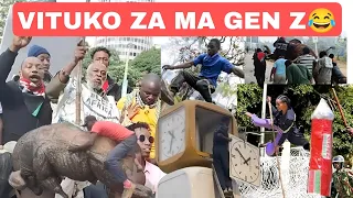 KENYA SIHAMI PART 54 VITUKO ZA MA GEN Z KWA MAANDAMANO YA 25th FUNNIEST COMPILATION MEME MEMES 