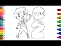 Coloring Worksheet Number 02 Colouring Page