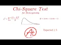 Chi-Square Test for Homogeneity EXPLAINED with Example