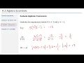 Math 140A - U1 2 R 2 Algebra Essentials