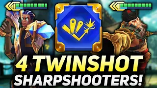 SHARPSHOOTER 4 TWINSHOT 3 STAR CARRIES DO CRAZY BOUNCING DAMAGE!! | Teamfight Tactics Patch 12.5B