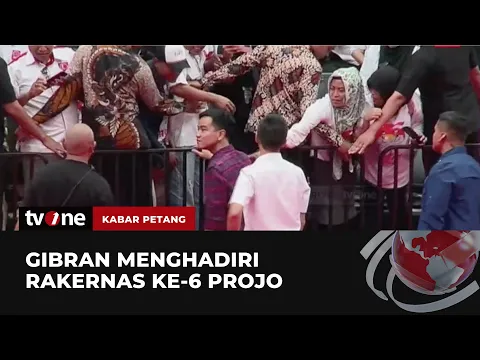 Gibran Terlihat Hadir di Rakernas Projo VI