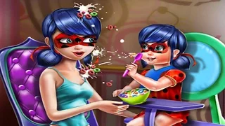 miraculous ladybug games ladybug mommy toddler feed