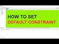 HOW TO SET DEFAULT CONSTRAINT IN SQL SQL Tutorial For Beginners HINDI