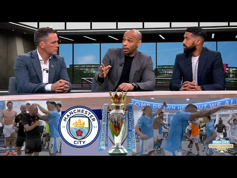 Download MP3 Manchester City vs West Ham 3-1 City Champions 2023/24🏆 Thierry Henry And Phil Foden Crazy Reaction