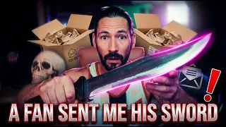 How to PARACORD WRAP a Sword! Fan Sends Me His Executioner | Zombie Go Boom