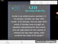 GED Math Prep Find Slope From a Word Problem Example 3