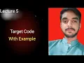 Lecture 5 Target Code Generation