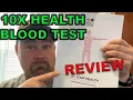 I TRIED THE 10X BLOOD TEST Review of the 10x Health Blood Test