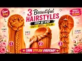 3 Easy Beautiful Hairstyles look stylish everyday hairstyle for girls hair style girl