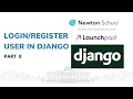 Complete Django Authenticatio User in Django