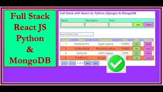 Building a Full Stack Web App with React JS Python MongoDB Complete Tutorial