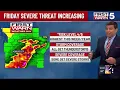 Severe weather risk upgraded for Kansas City area highest this year