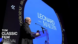 leonard maltin receives the robert osborne award tcmff 2022