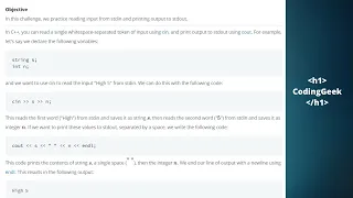 Hackerrank Solution Input and Output C