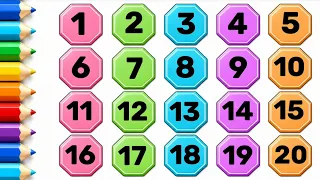 Counting songs for preschool | One two three song | 123 numbers #kidssong