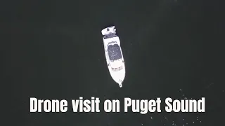 Drone footage over Puget Sound | Boating Journey